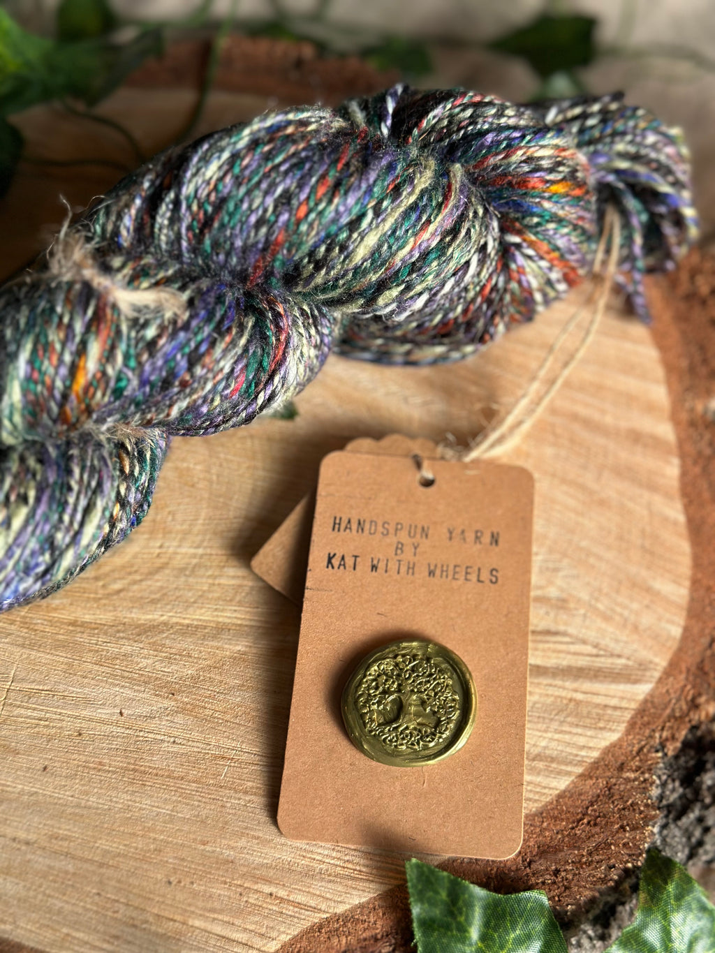 Black Russian 2 - Hand-spun sport yarn