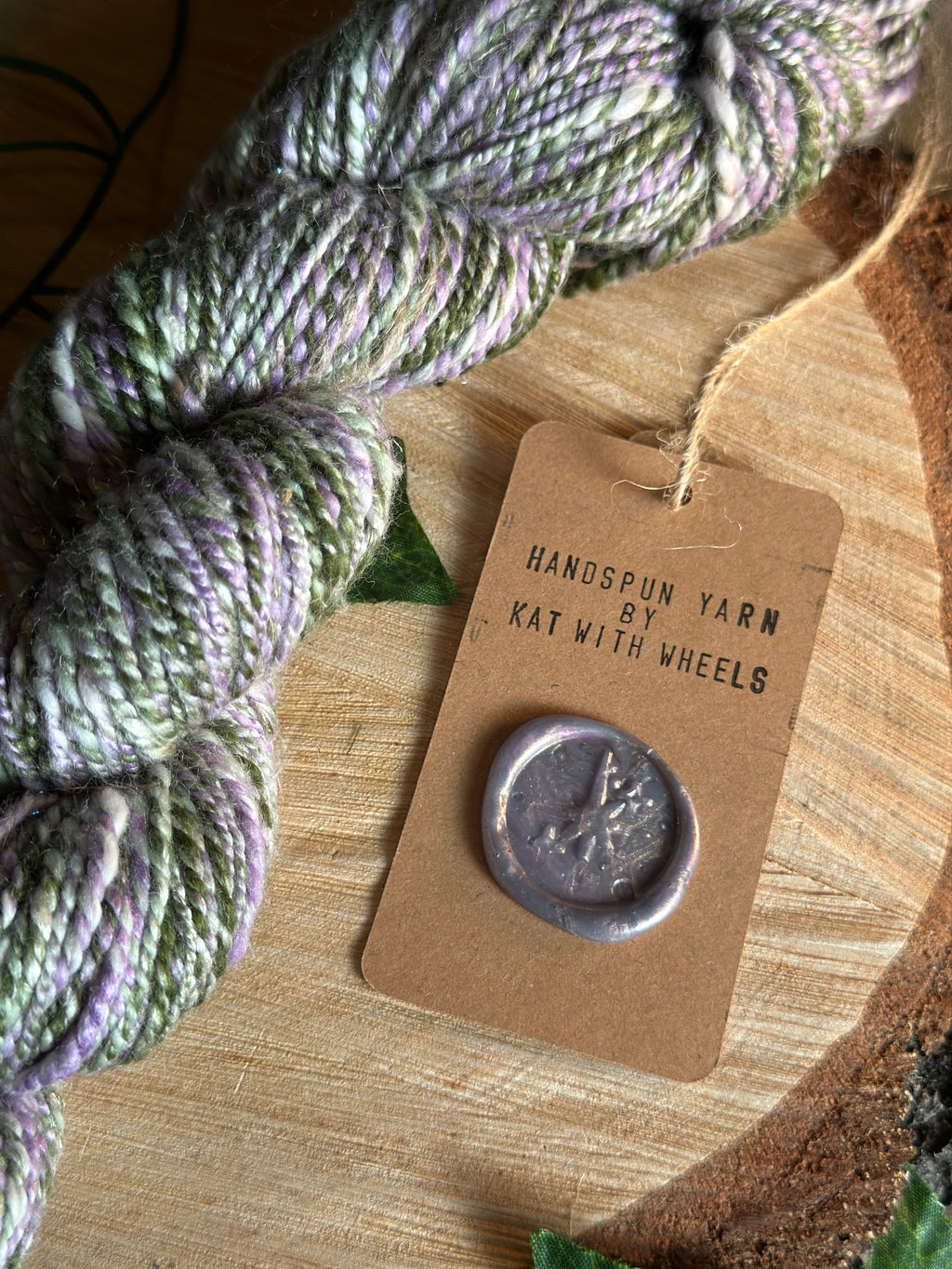 Purple Punch 2 - Hand-spun DK yarn