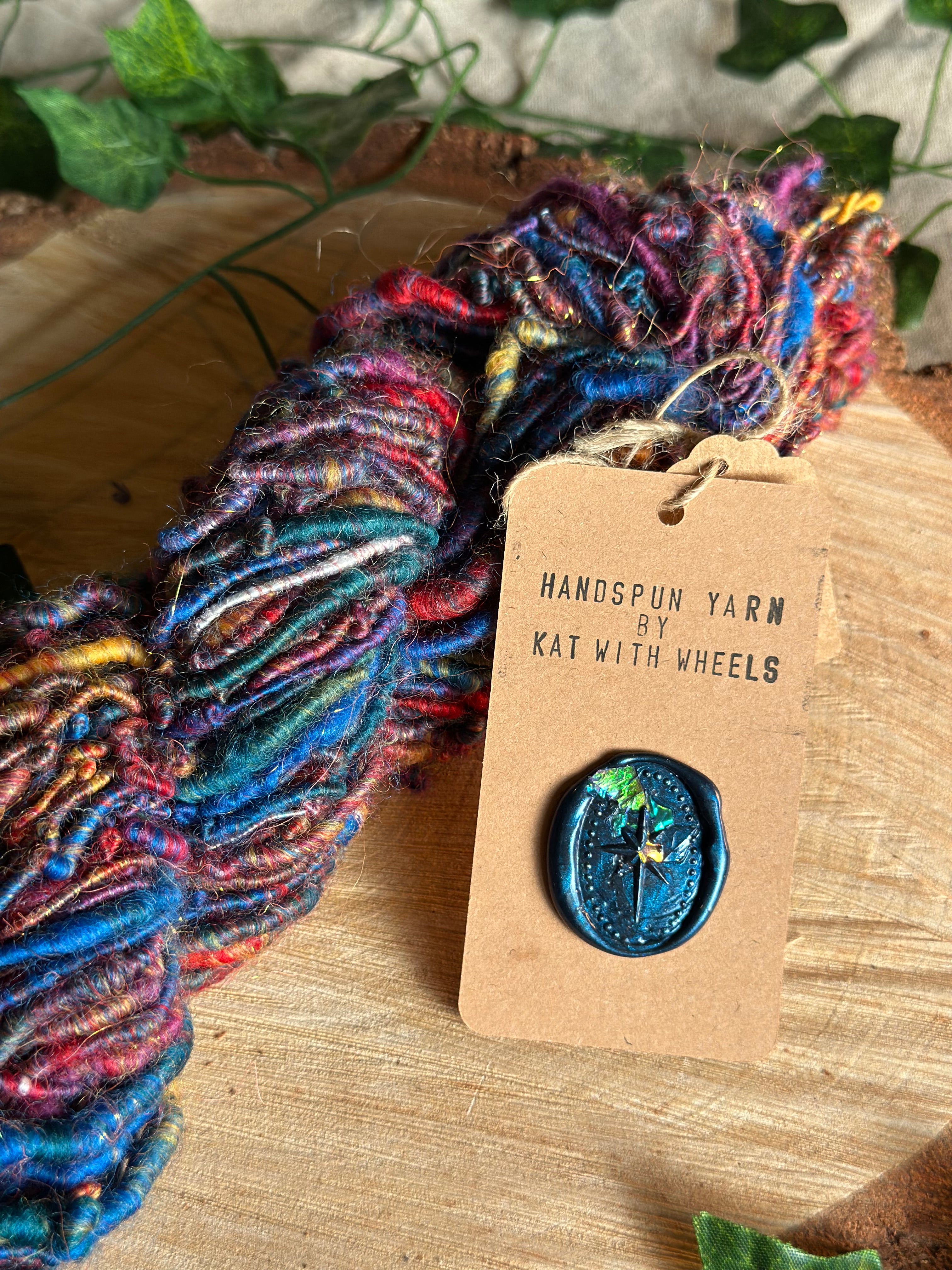Diwali - Hand-spun Aran art yarn