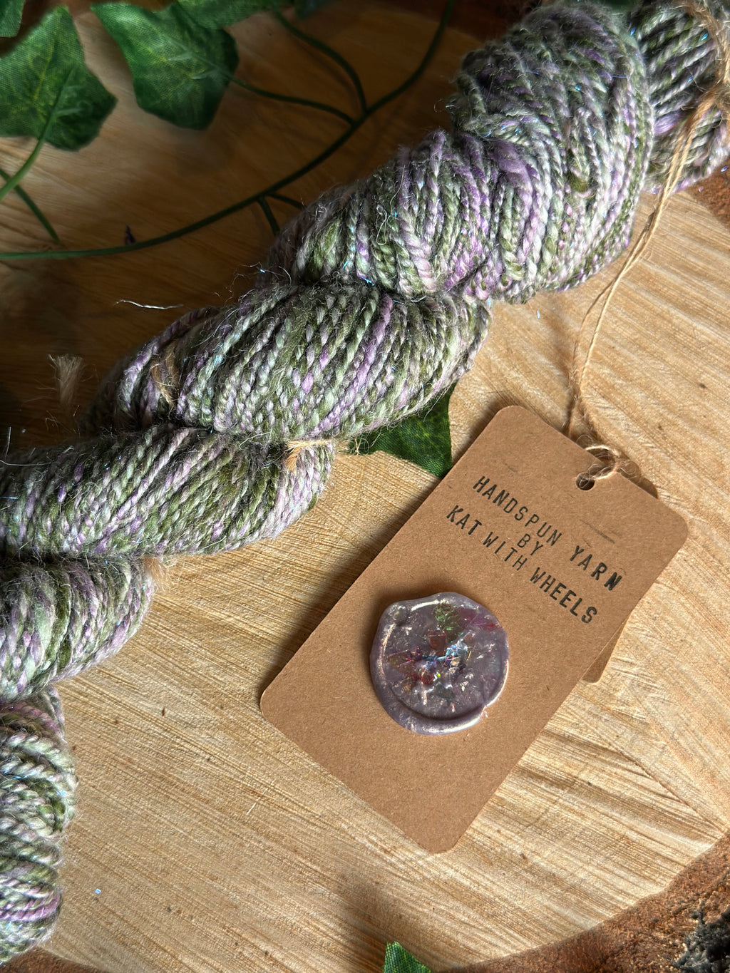 Purple Punch 1 - Hand-spun DK yarn