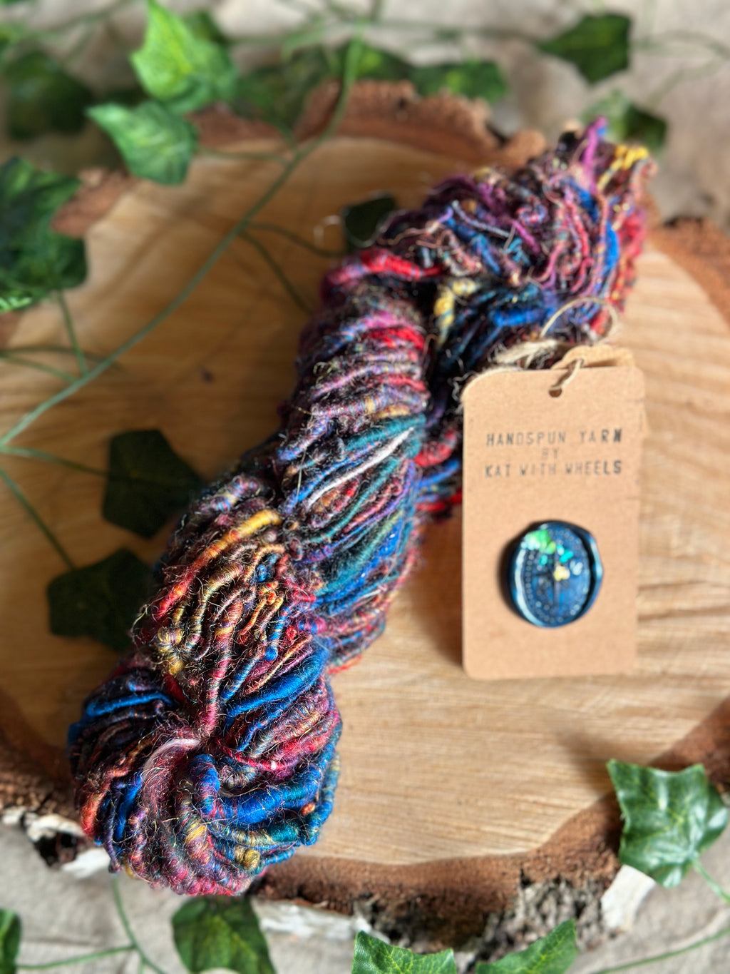 Diwali - Hand-spun Aran art yarn
