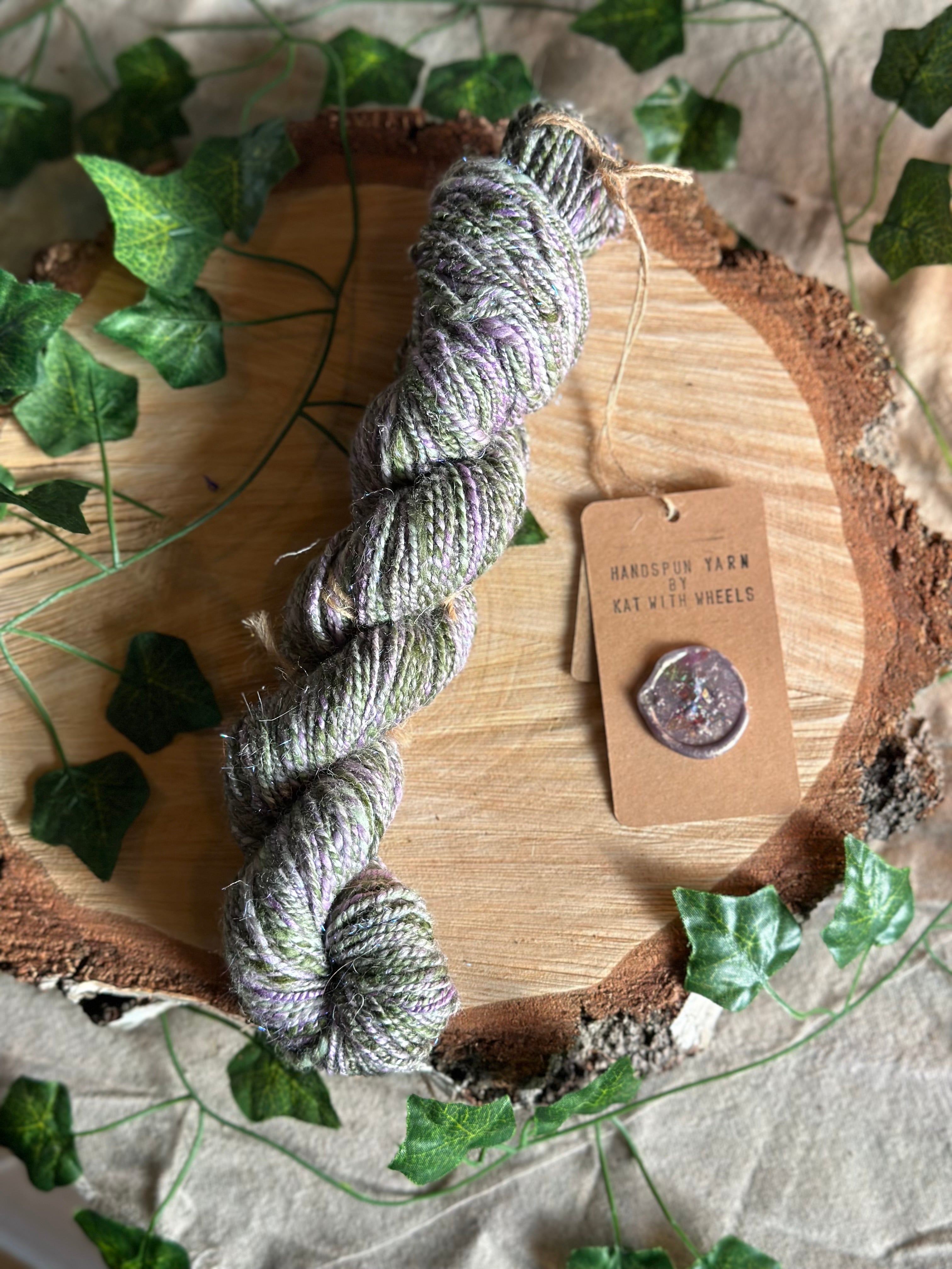 Purple Punch 1 - Hand-spun DK yarn