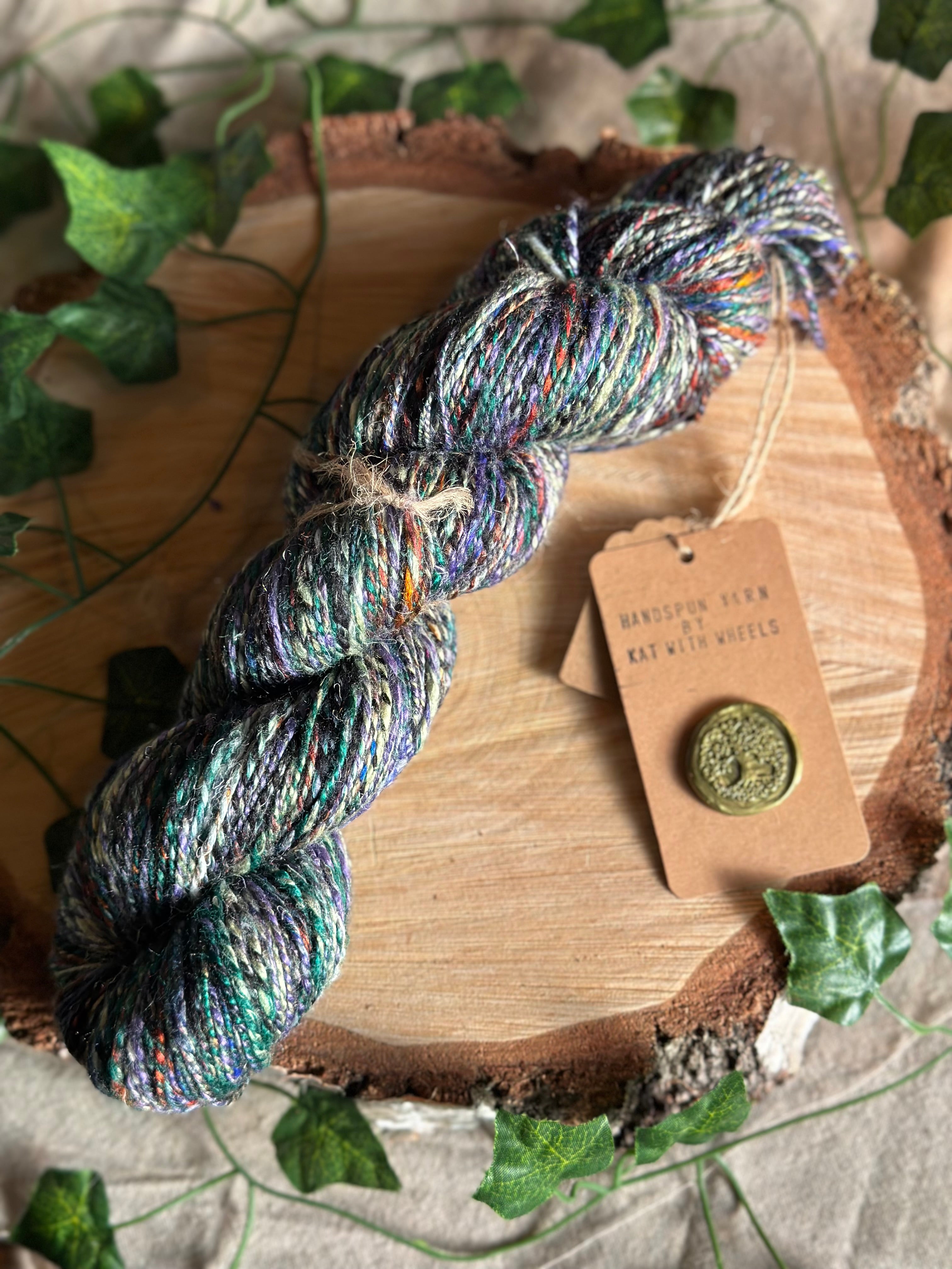 Black Russian 2 - Hand-spun sport yarn