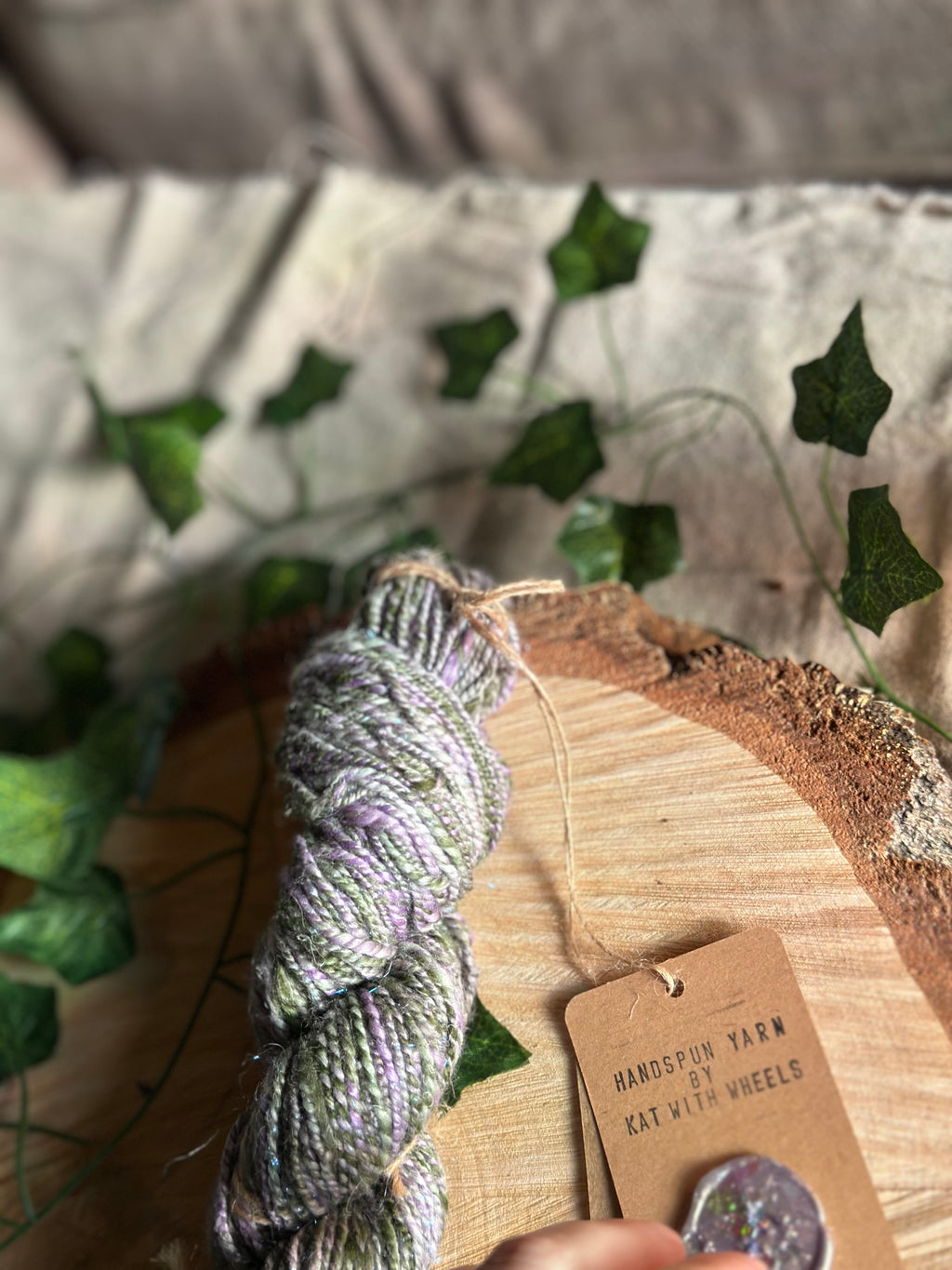 Purple Punch 1 - Hand-spun DK yarn