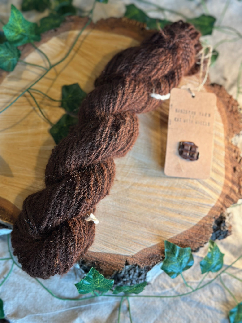 ‘George’ alpaca yarn 92g 73m handmade