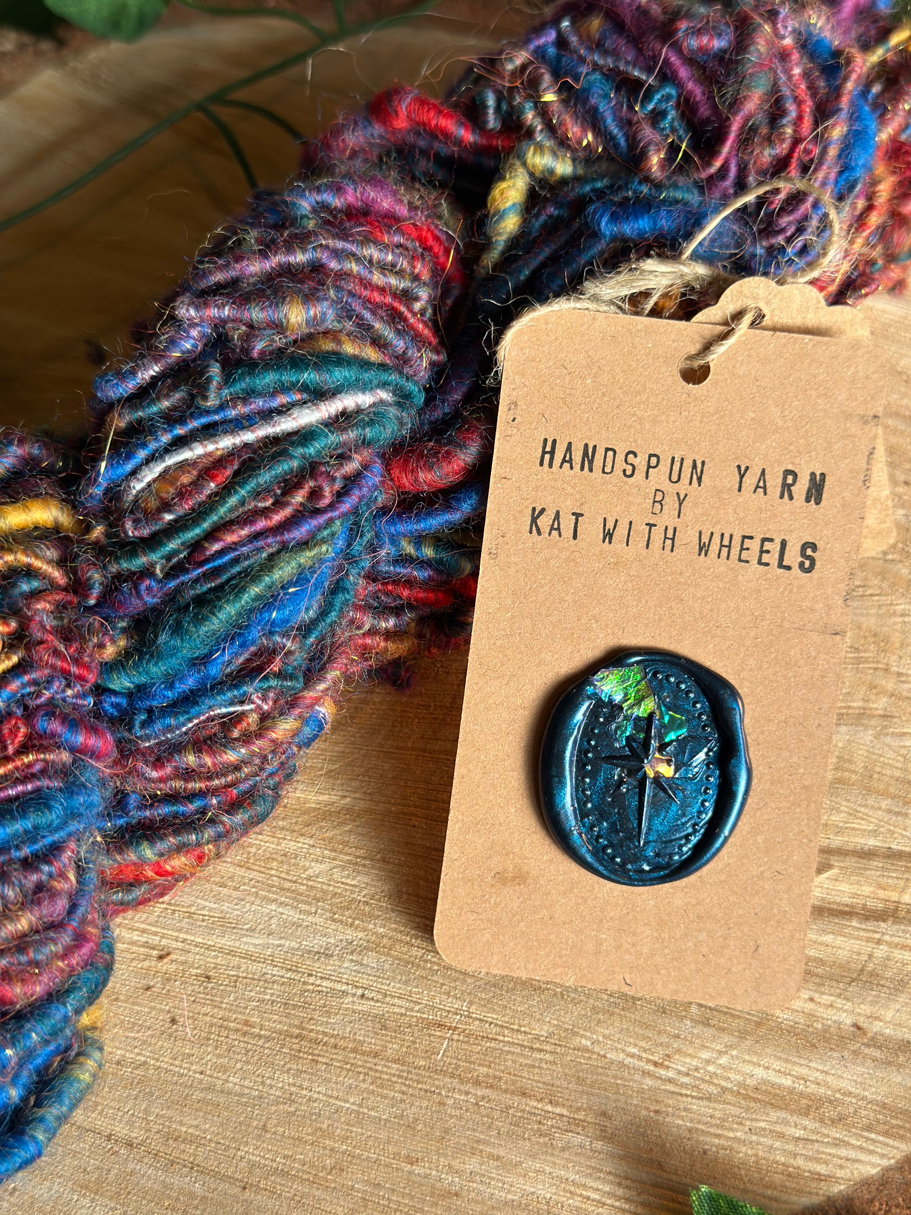 Diwali - Hand-spun Aran art yarn