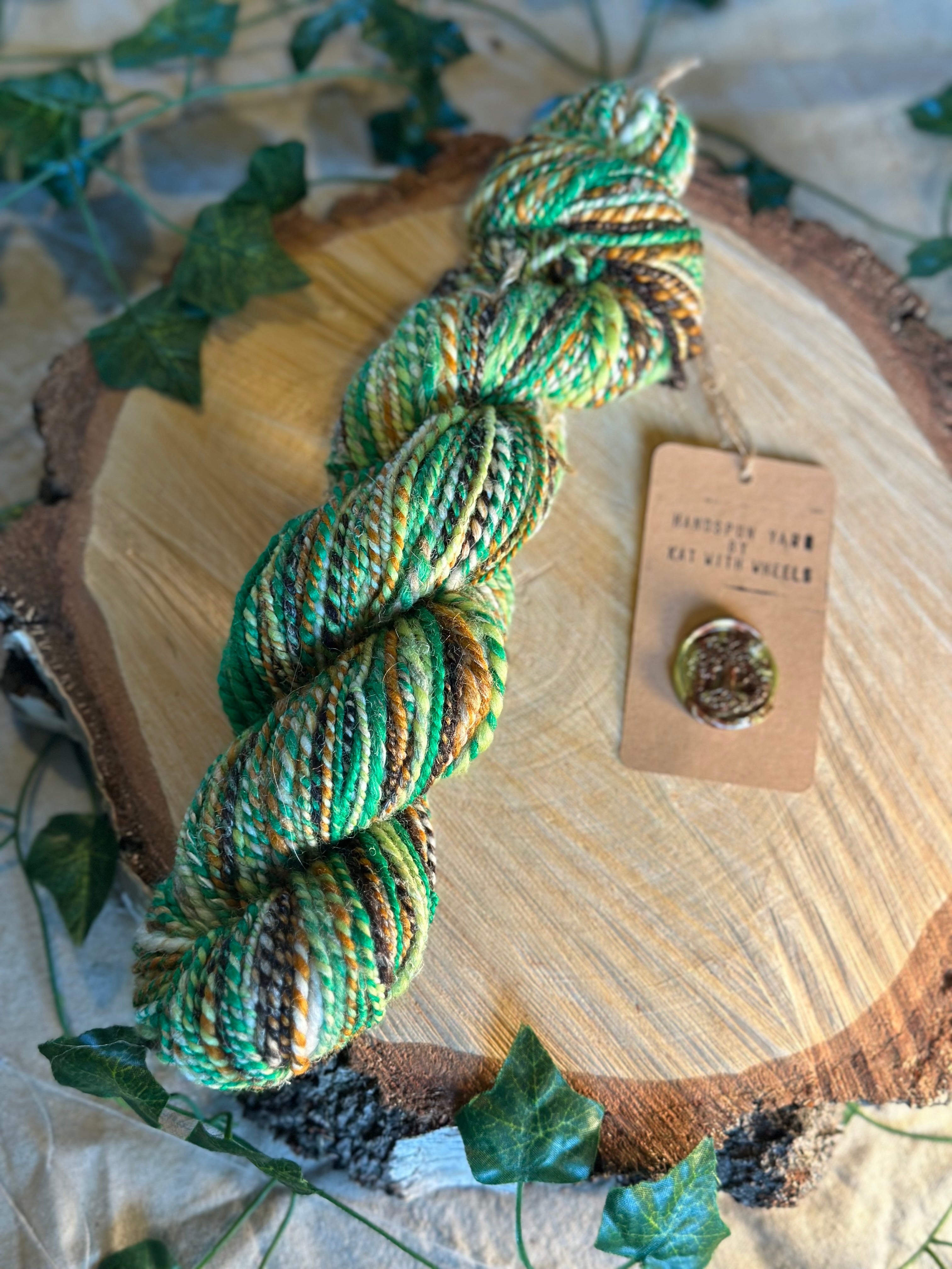 Biscotti 2 - Hand-spun worsted yarn