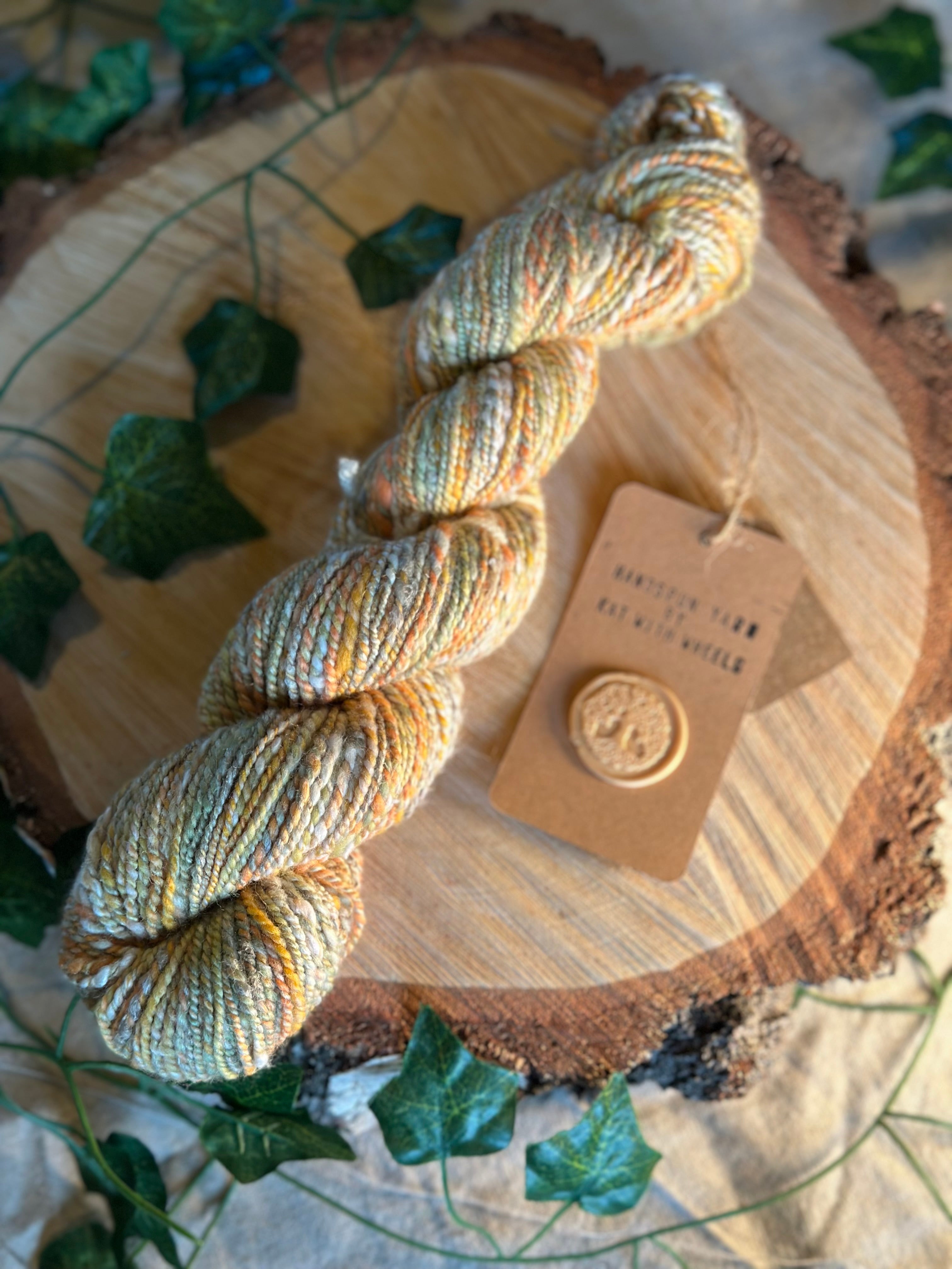 Peach Runtz 1 - DK yarn merino wool and hemp custom blend