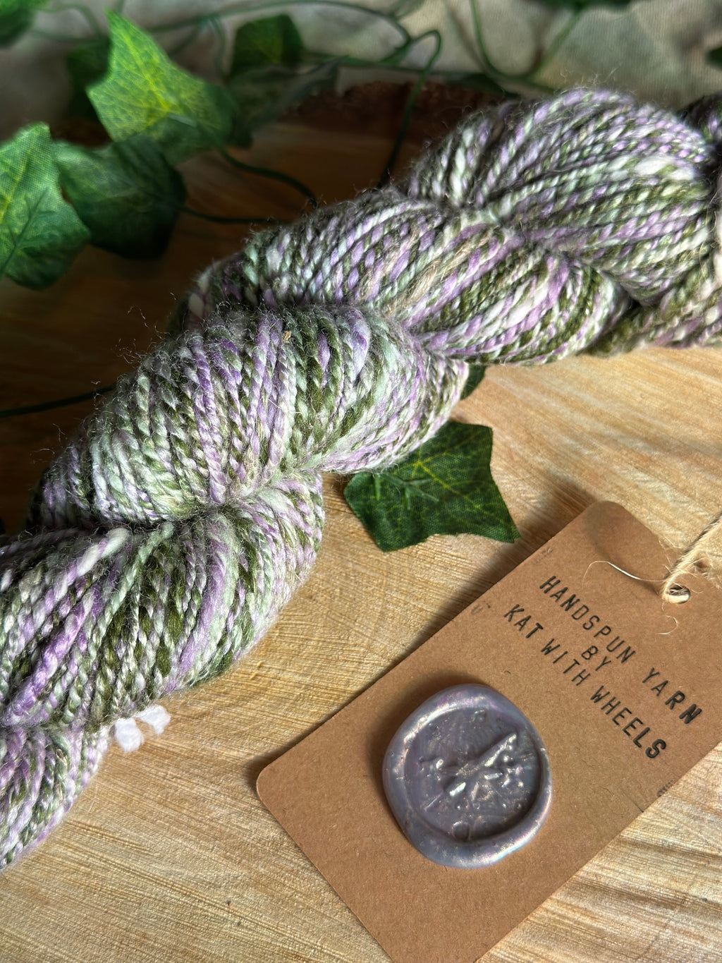 Purple Punch 2 - Hand-spun DK yarn