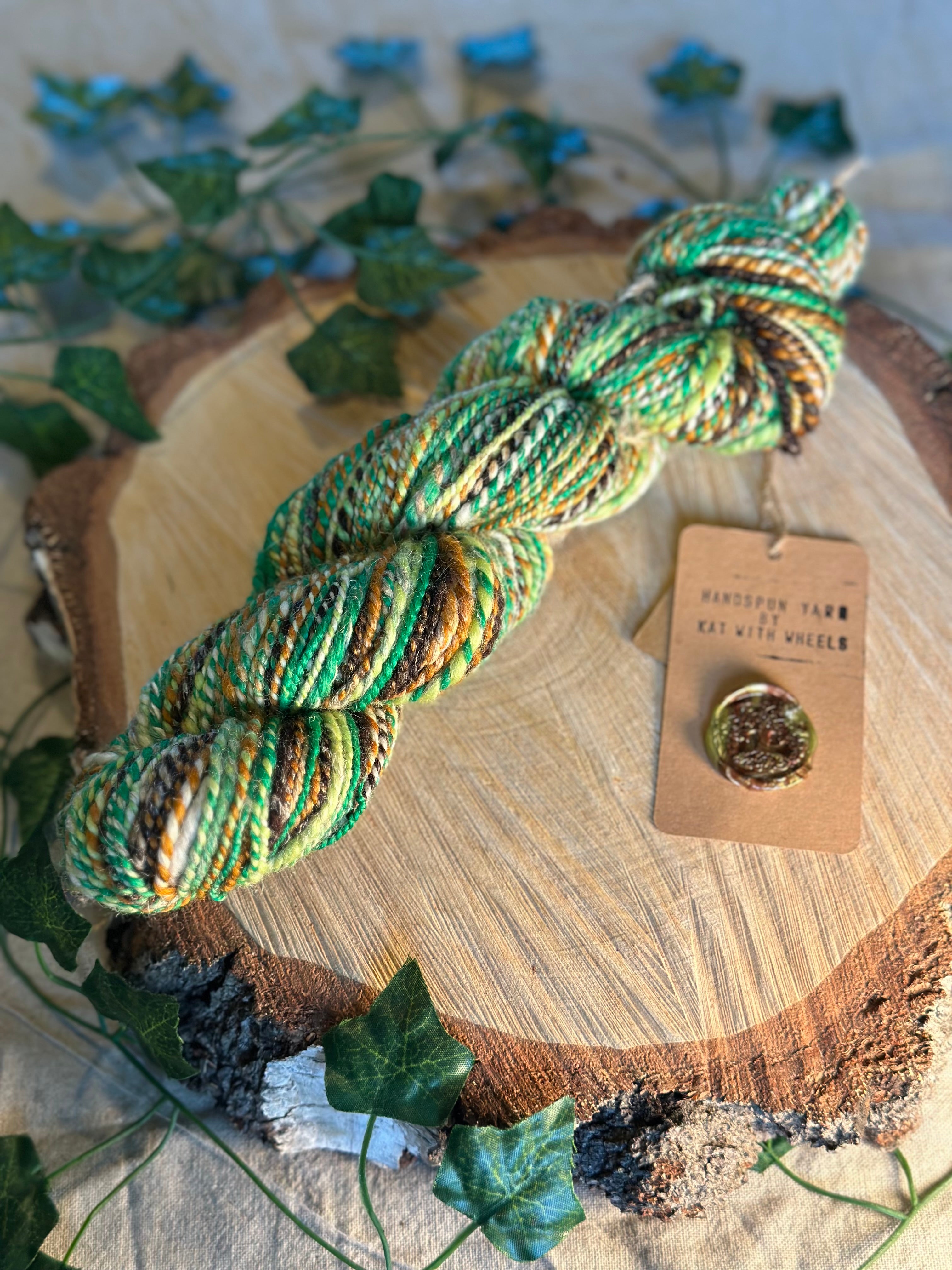 Biscotti 2 - Hand-spun worsted yarn