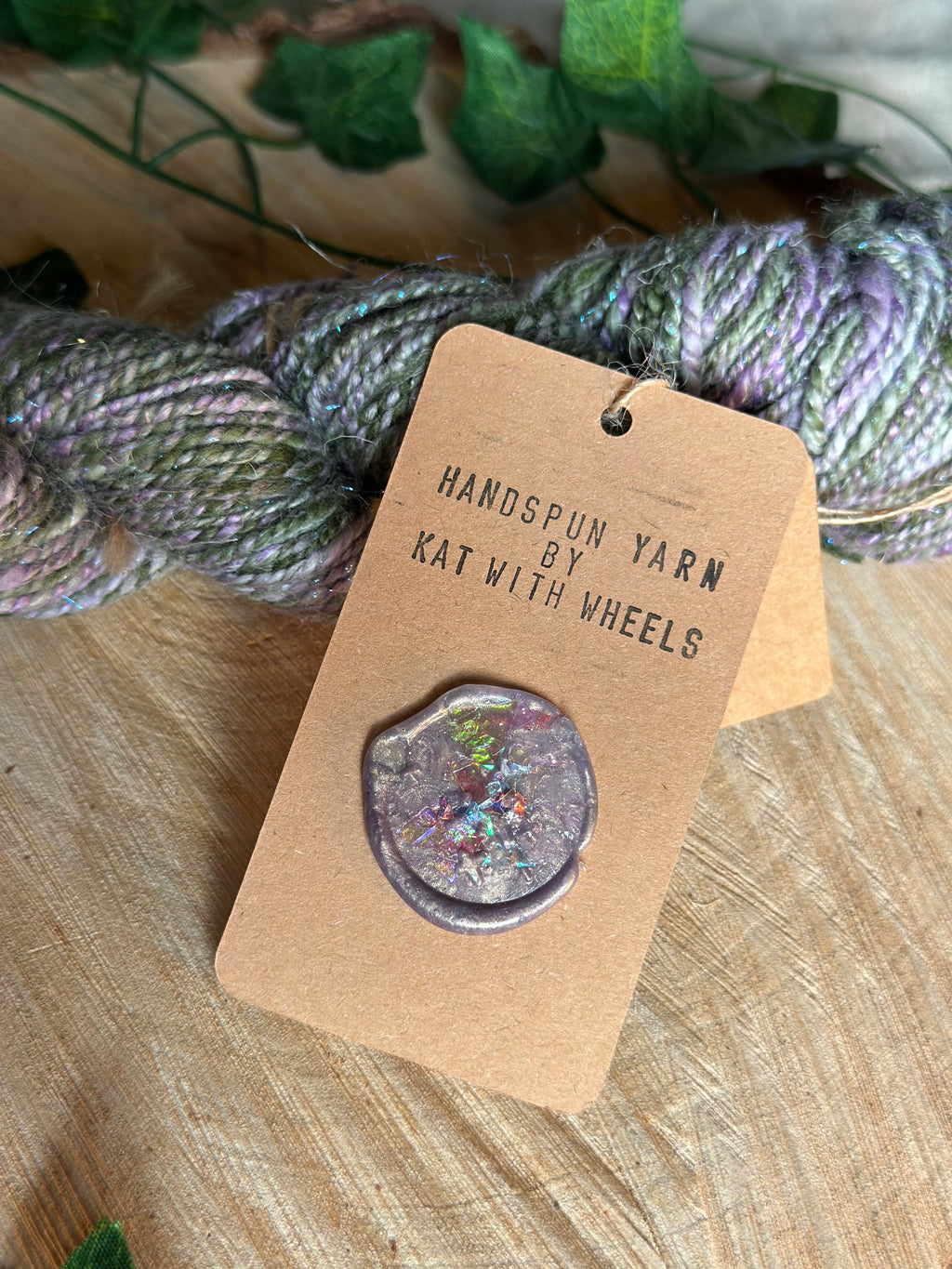 Purple Punch 1 - Hand-spun DK yarn