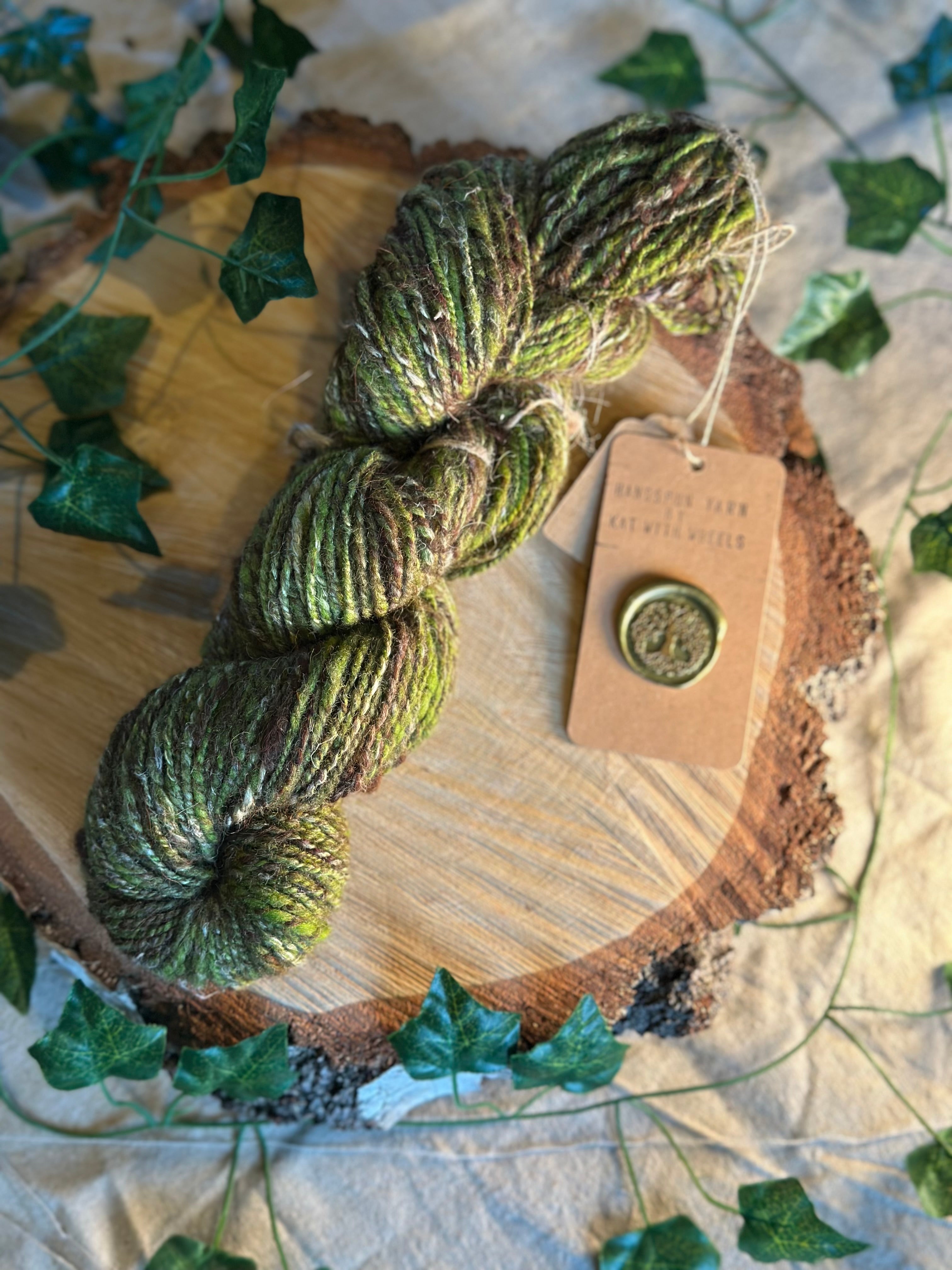 Cannatonic - Hand-spun worsted yarn