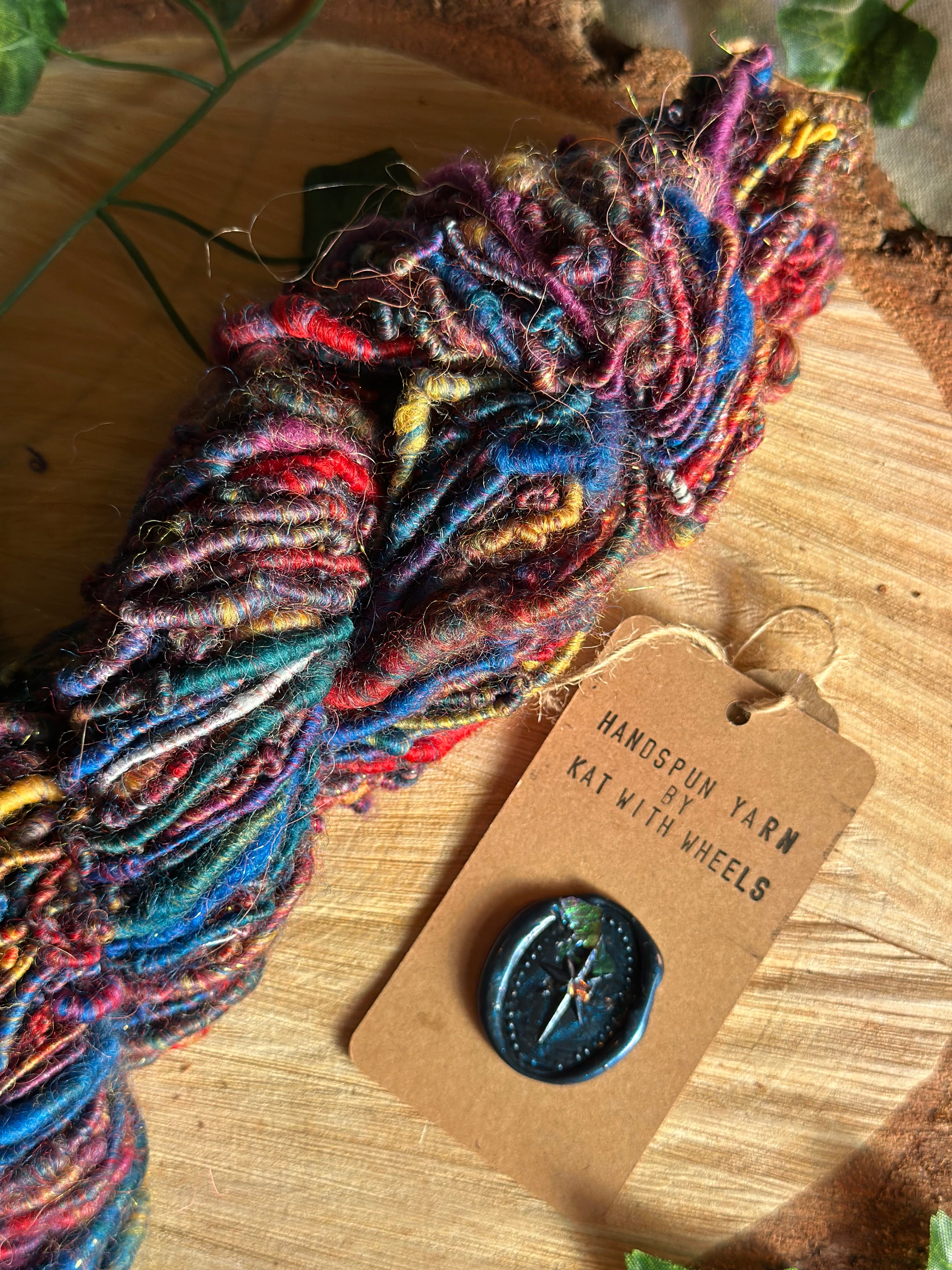 Diwali - Hand-spun Aran art yarn