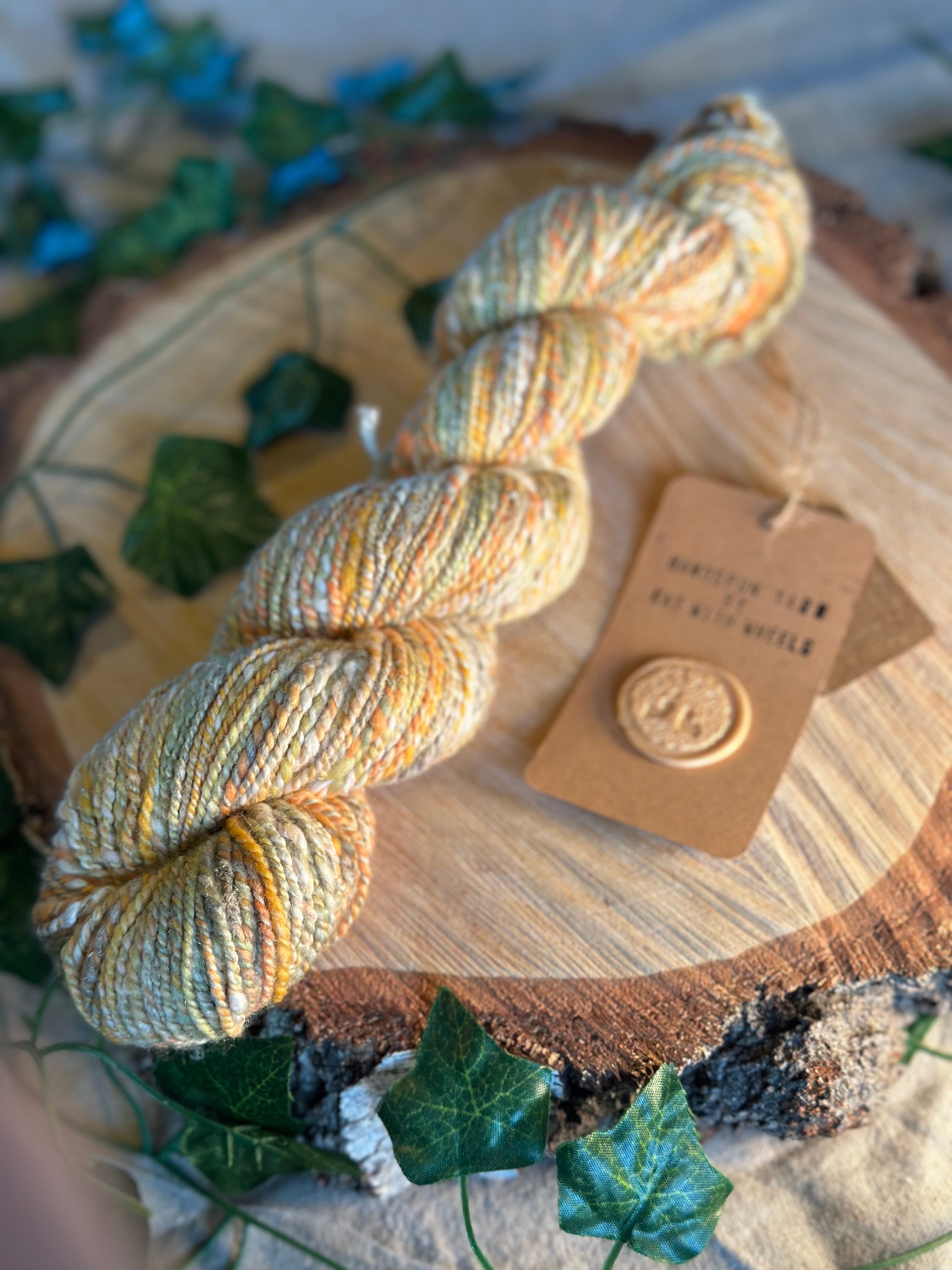 Peach Runtz 1 - DK yarn merino wool and hemp custom blend