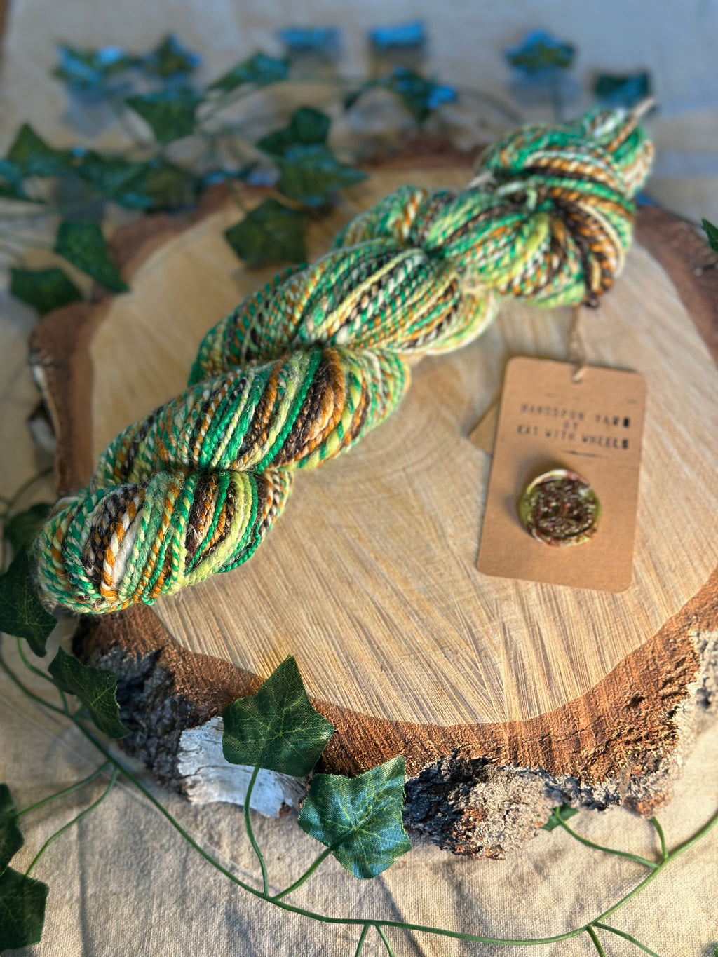Biscotti 2 - Hand-spun worsted yarn