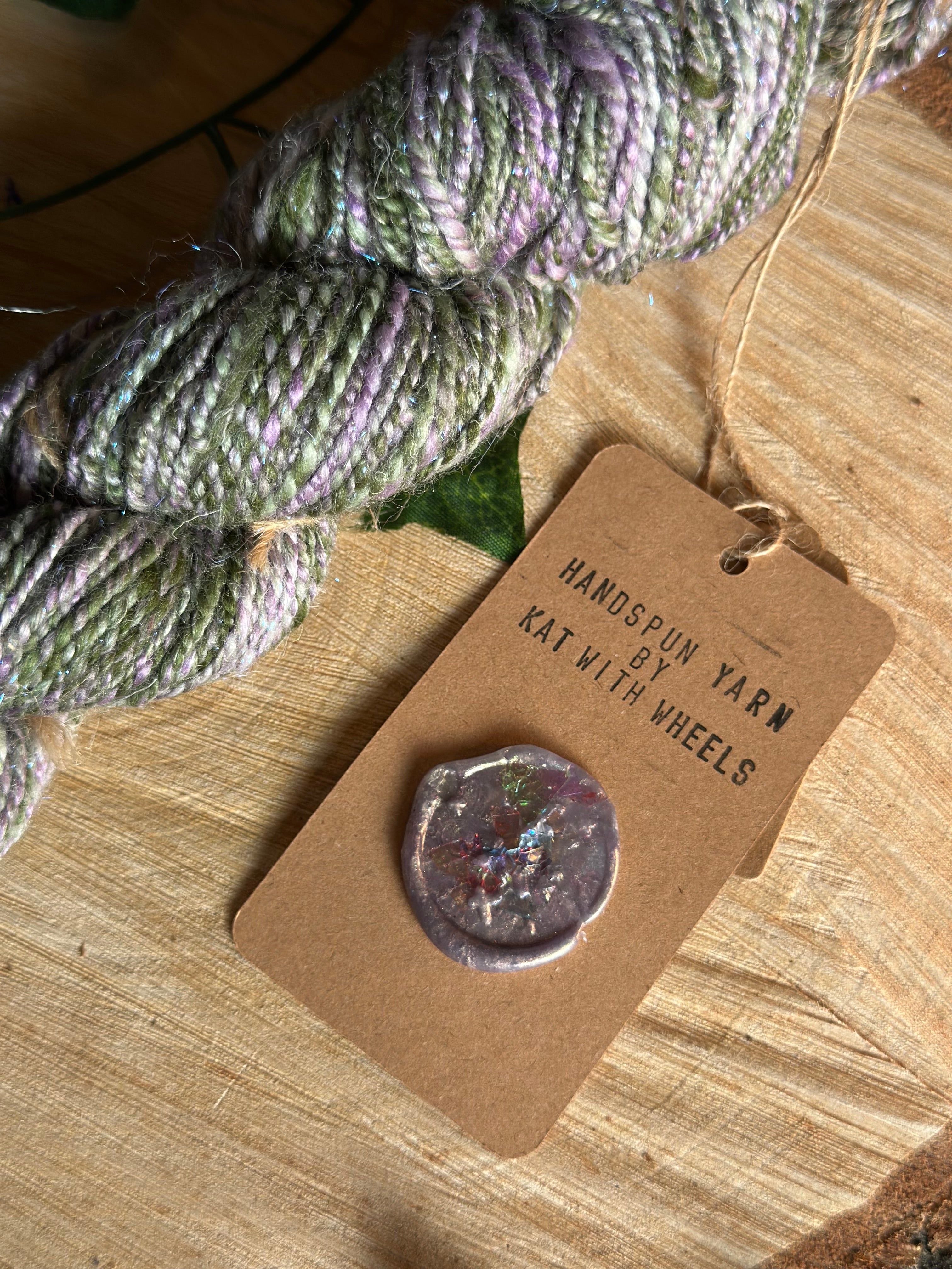 Purple Punch 1 - Hand-spun DK yarn
