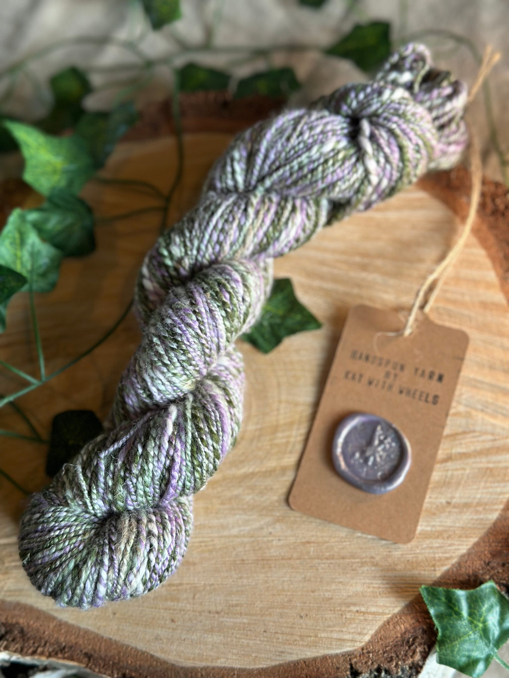 Purple Punch 2 - Hand-spun DK yarn
