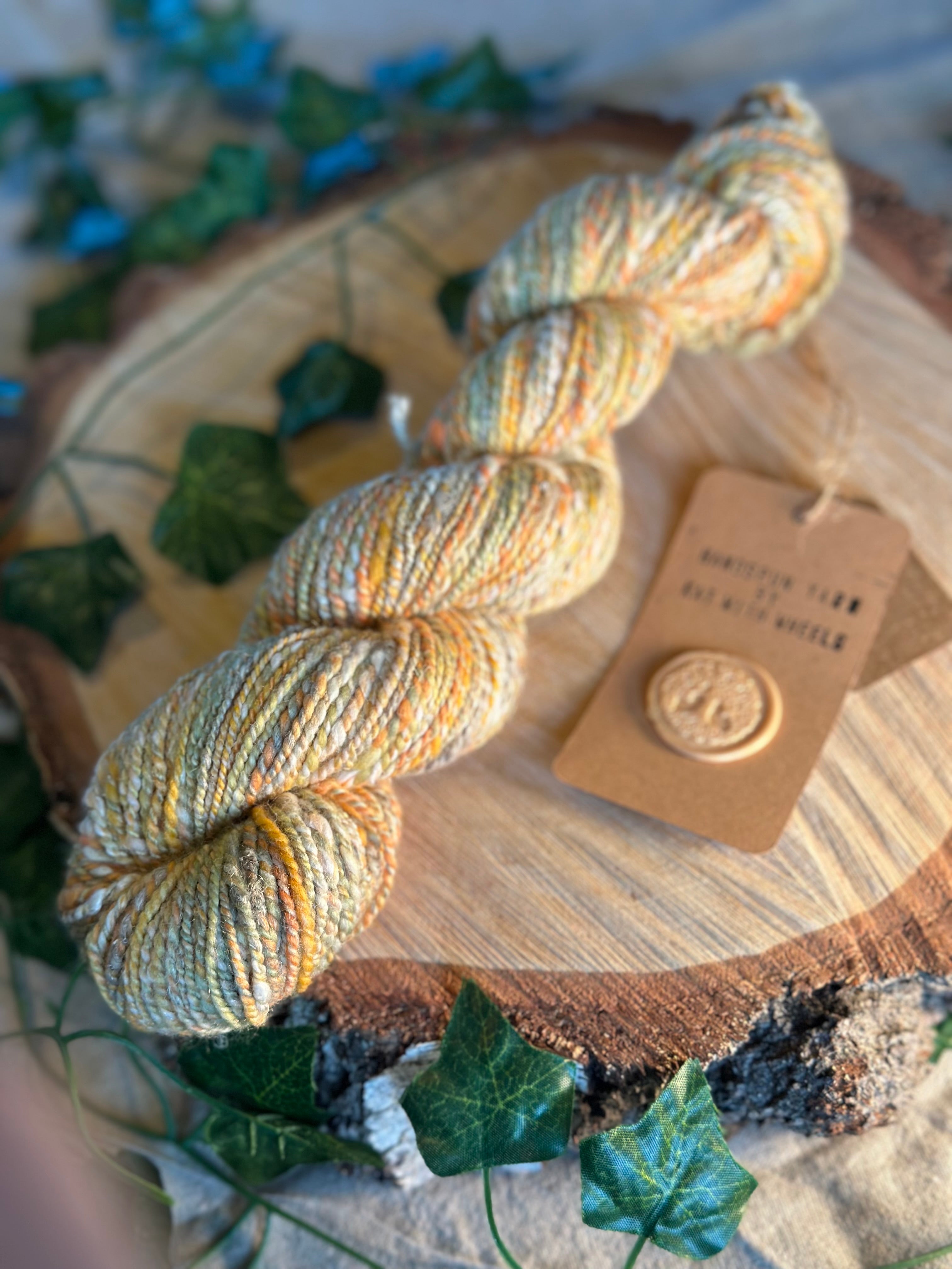 Peach Runtz 1 - DK yarn merino wool and hemp custom blend