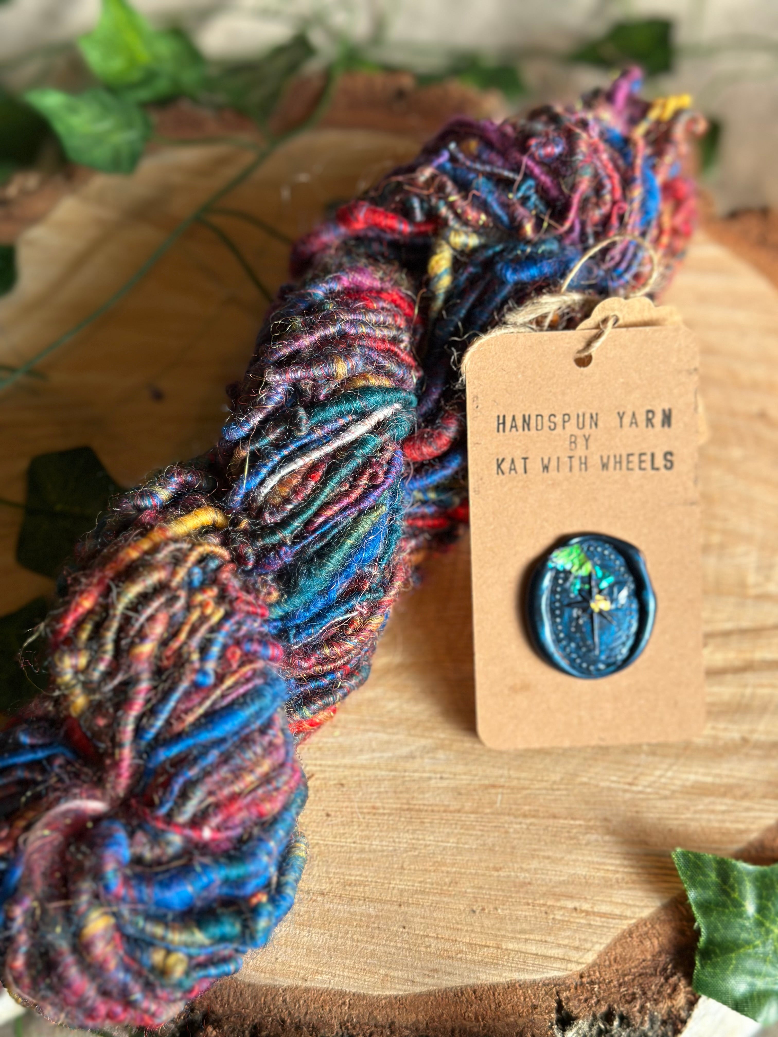 Diwali - Hand-spun Aran art yarn