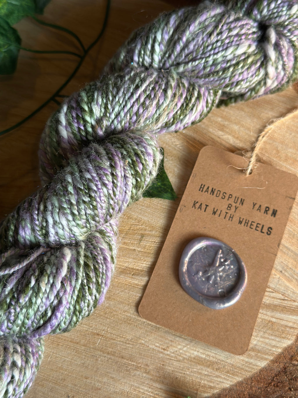 Purple Punch 2 - Hand-spun DK yarn