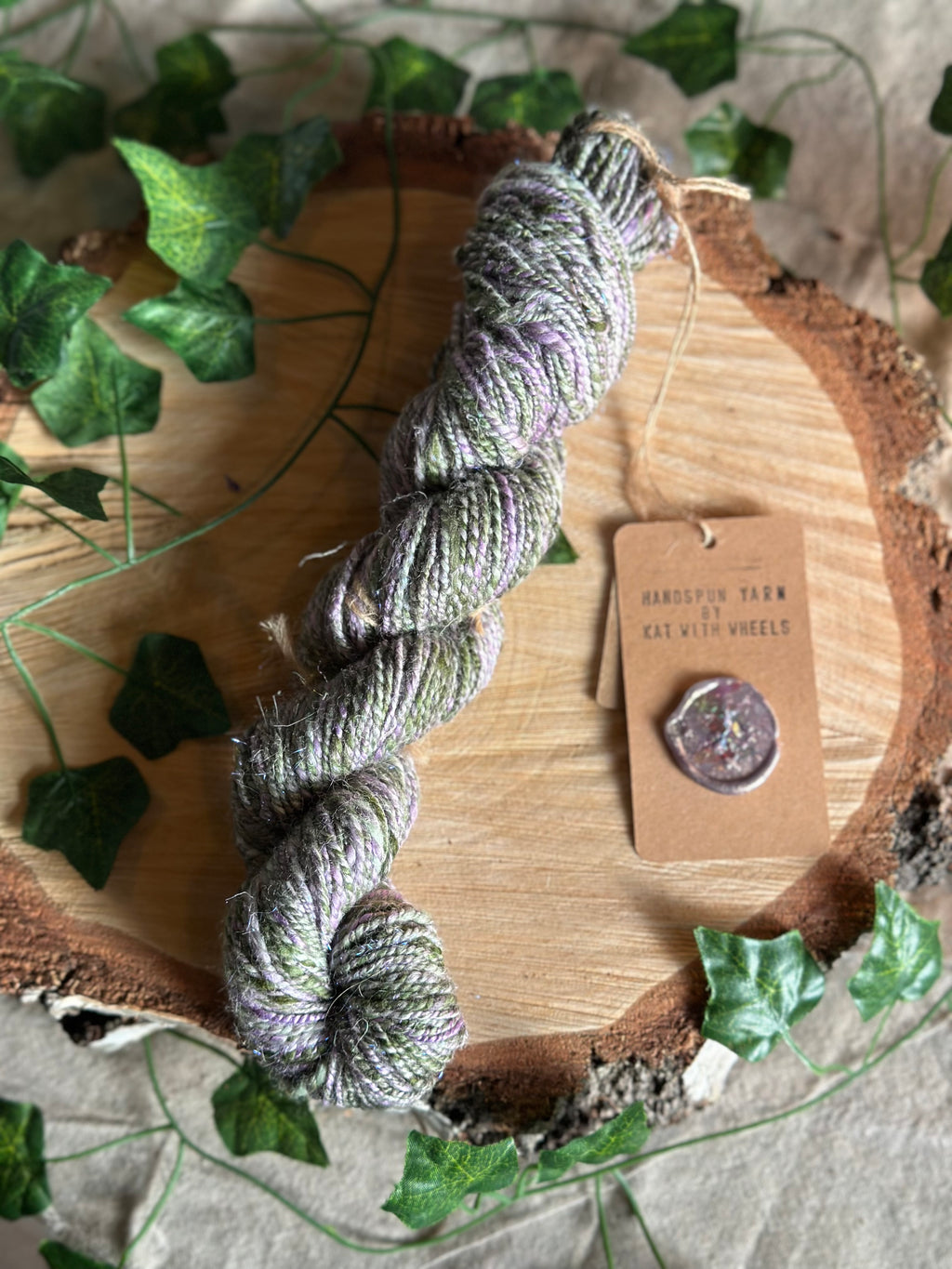 Purple Punch 1 - Hand-spun DK yarn