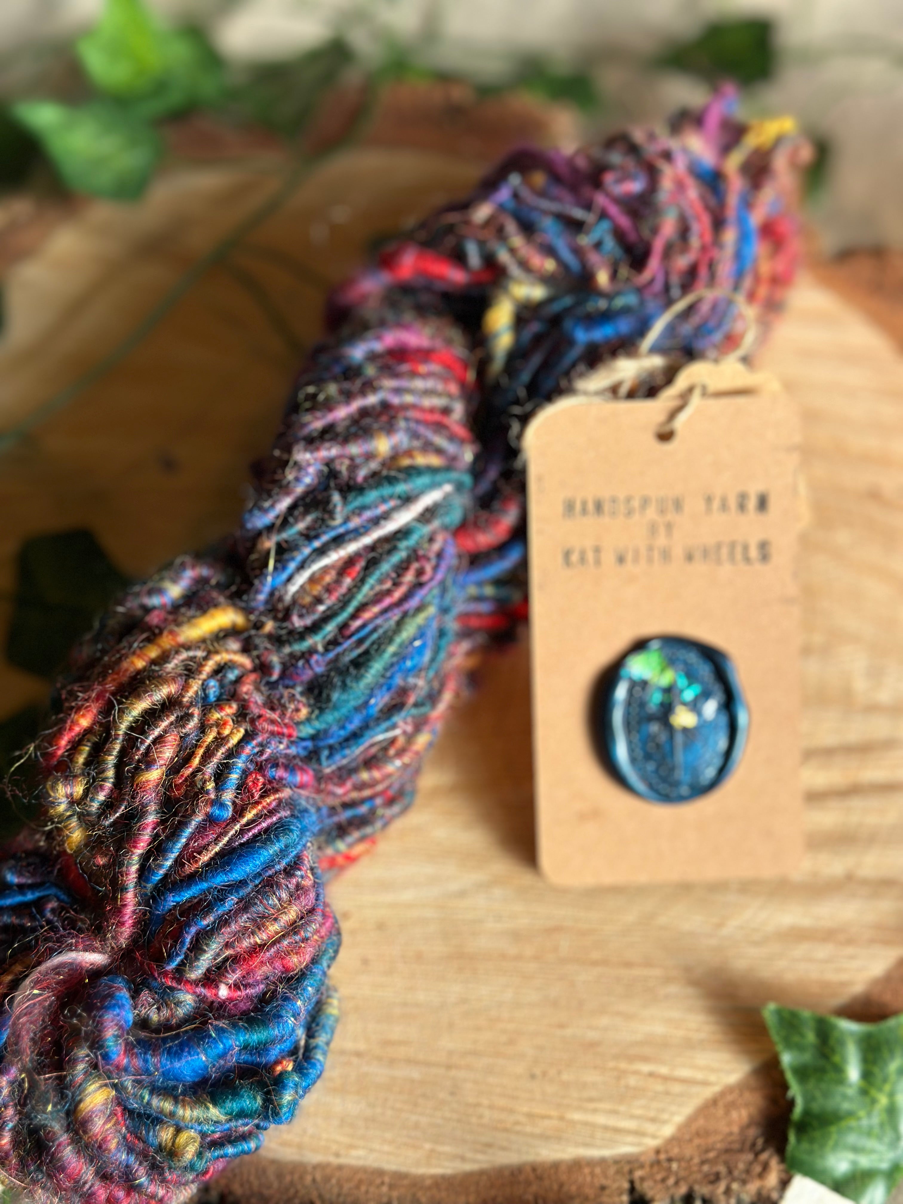 Diwali - Hand-spun Aran art yarn