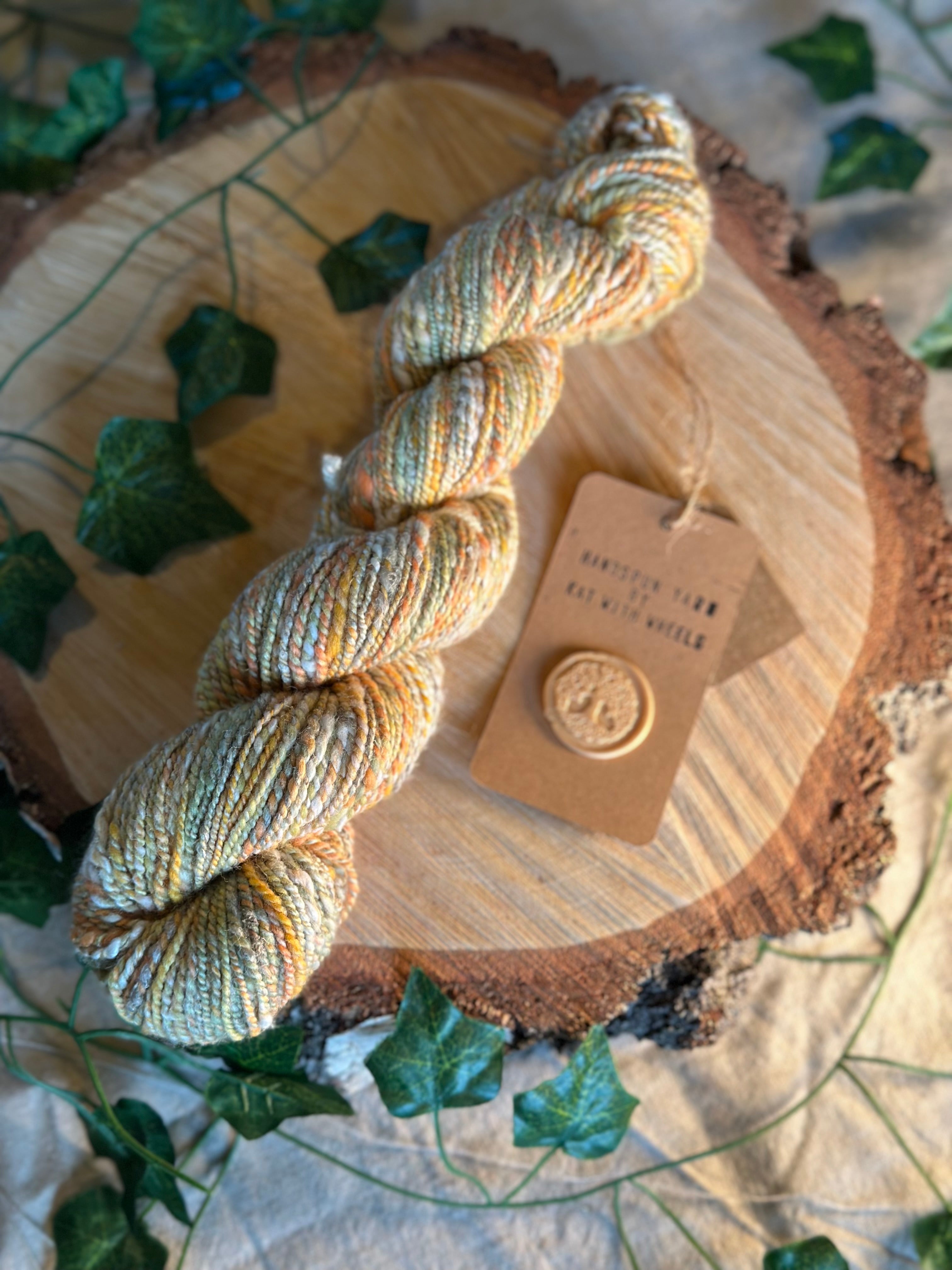 Peach Runtz 1 - DK yarn merino wool and hemp custom blend