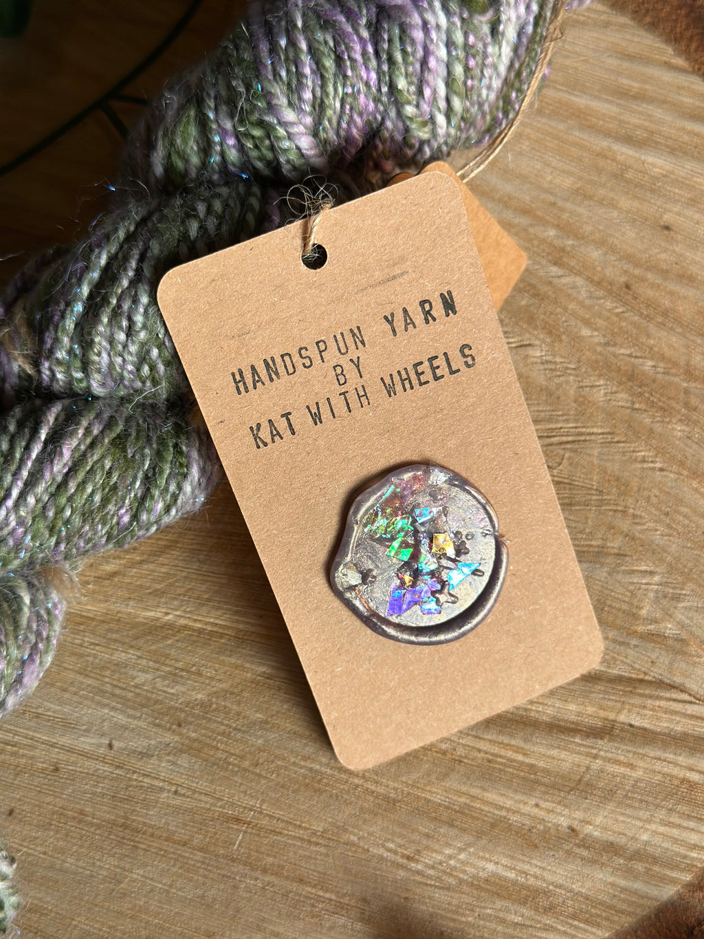 Purple Punch 1 - Hand-spun DK yarn