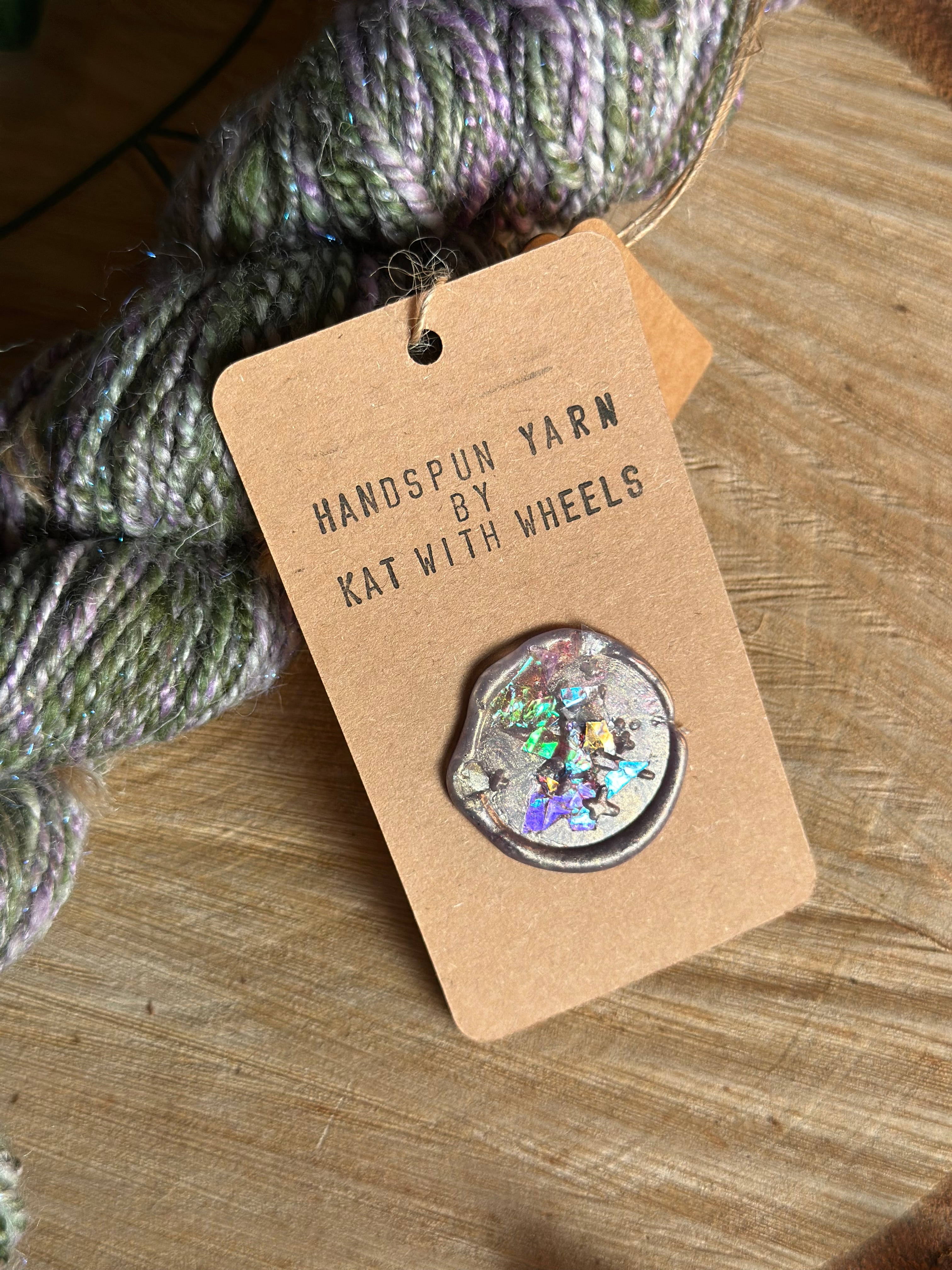 Purple Punch 1 - Hand-spun DK yarn