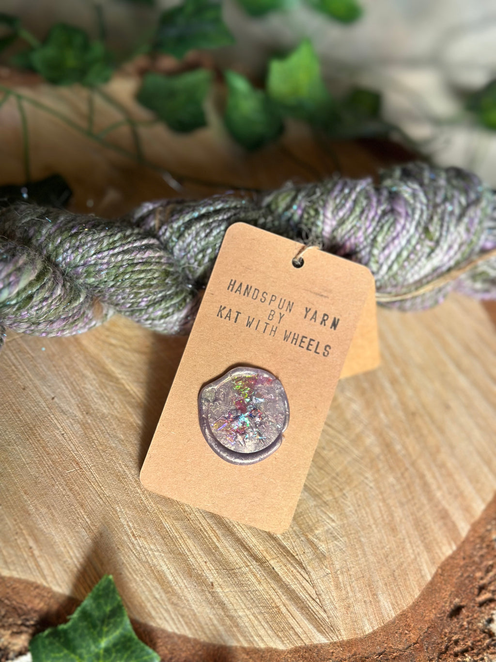 Purple Punch 1 - Hand-spun DK yarn