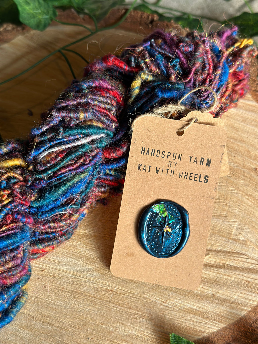 Diwali - Hand-spun Aran art yarn