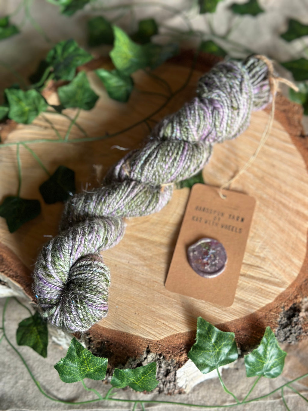 Purple Punch 1 - Hand-spun DK yarn