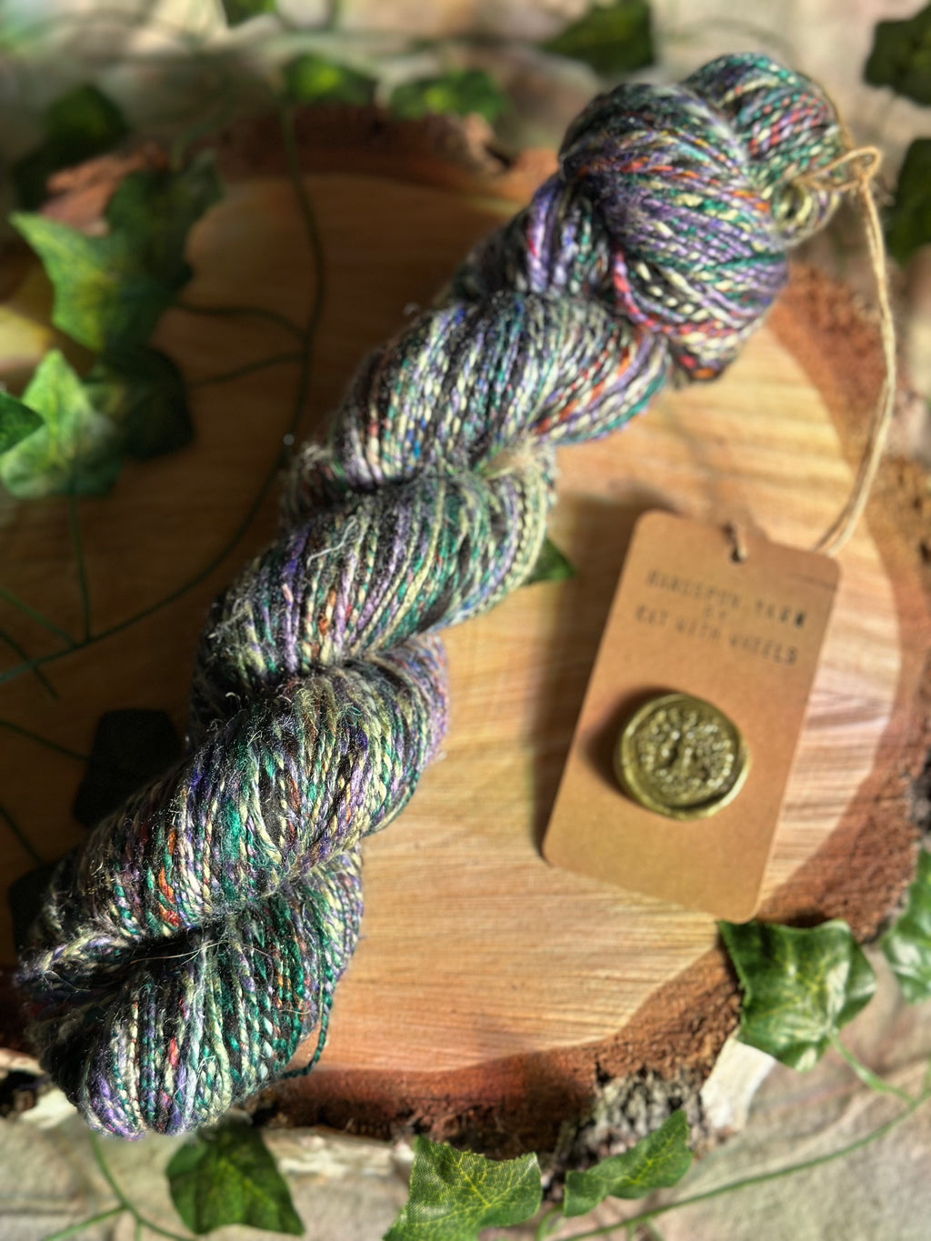 Black Russian 1 - Hand-spun sport yarn